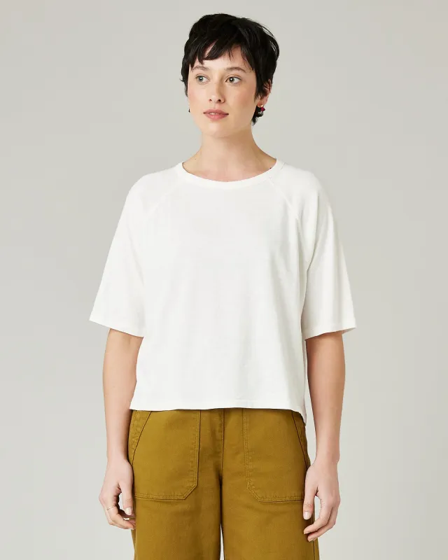Raglan Top Ecru sold by Beyond Nine