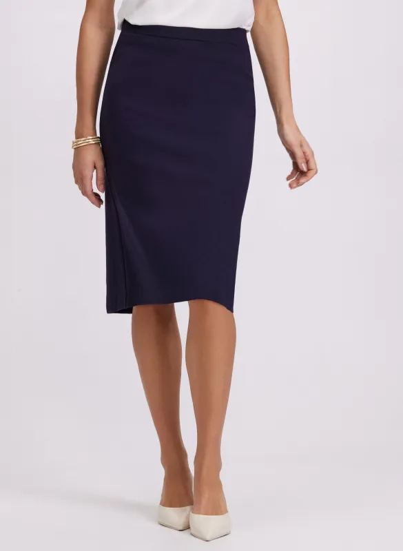 Peplum Panel Pencil Skirt sold by Laura