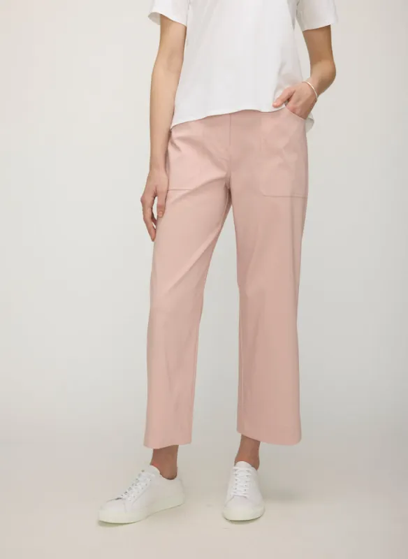 Colette Cropped Wide Leg Twill Pants sold by Kit and Ace