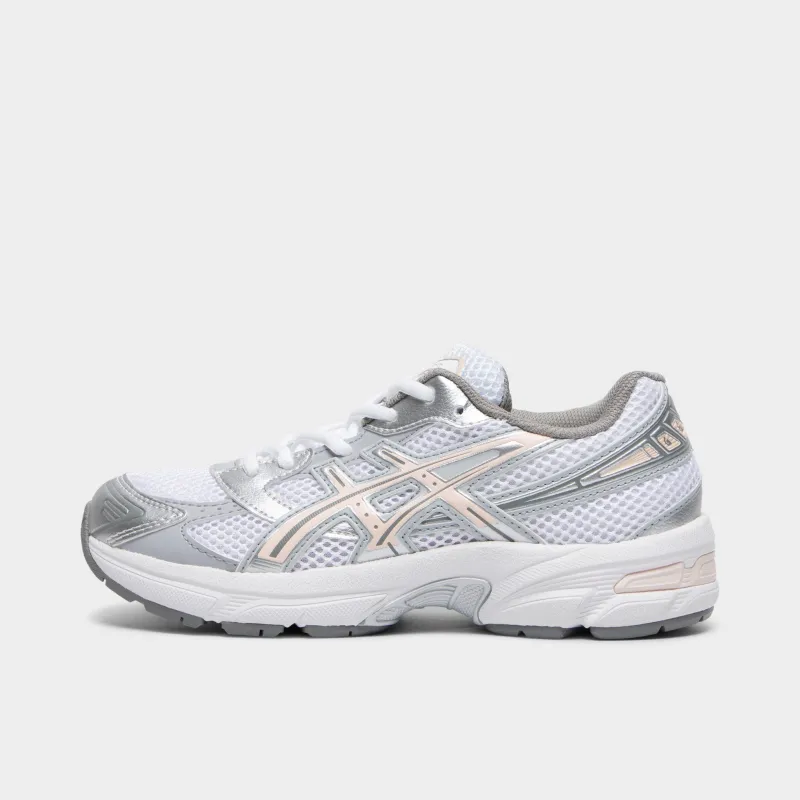 ASICS GEL-1130 GS White / Pearl Pink sold by JD Sports