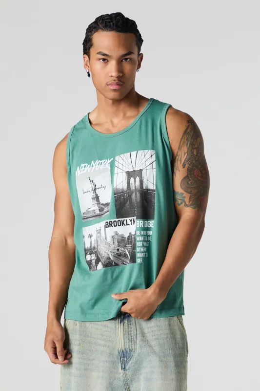 New York Graphic Tank sold by Charlotte Russe