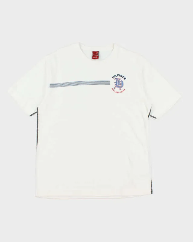 Vintage Y2K Tommy Hilfiger Red Label Heavyweight T-Shirt - L sold by Rokit