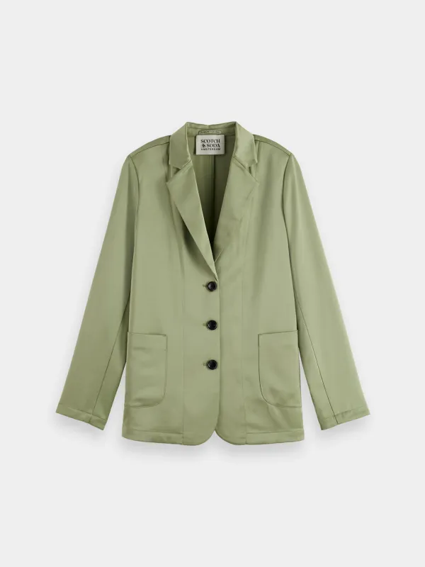 Single-breasted satin blazer sold by Scotch and Soda