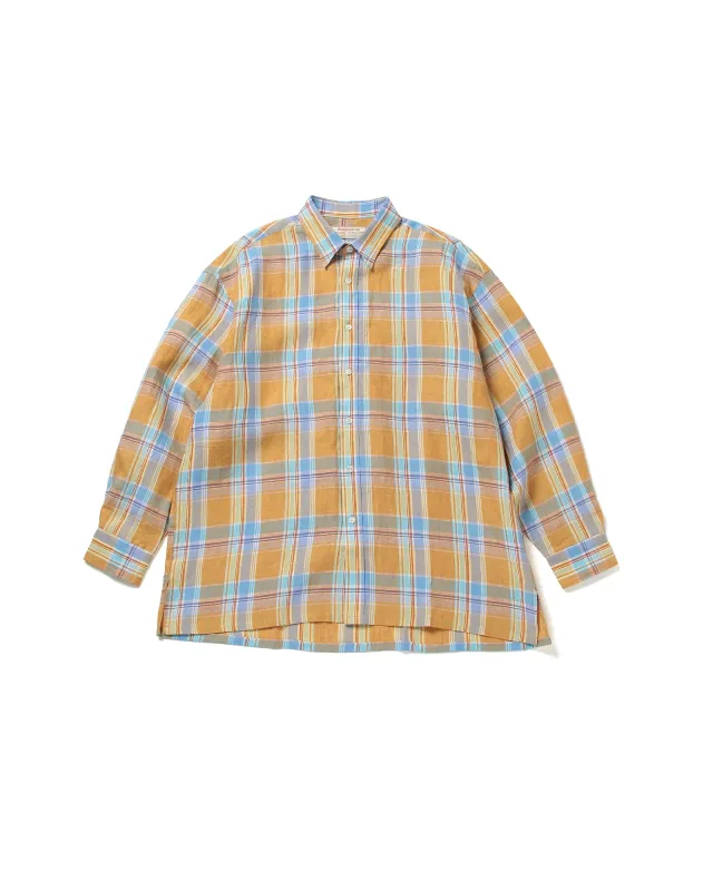 Signature Shirt - Madres Linen - Orange sold by Anonymous Ism