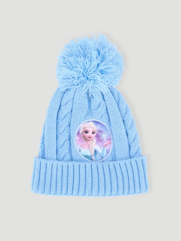 Pre-Girls Frozen Beanie - Blue sold by Edgars