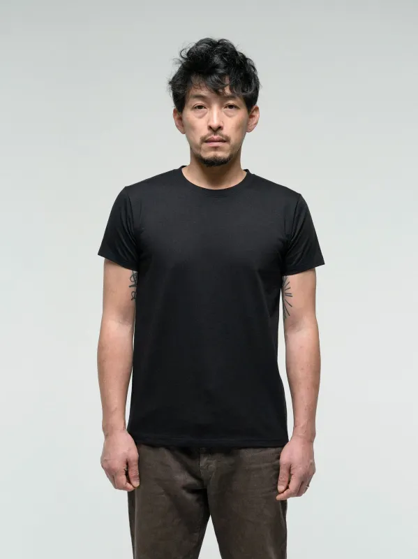 Slim Fit T-Shirt Black sold by ADAPTURE