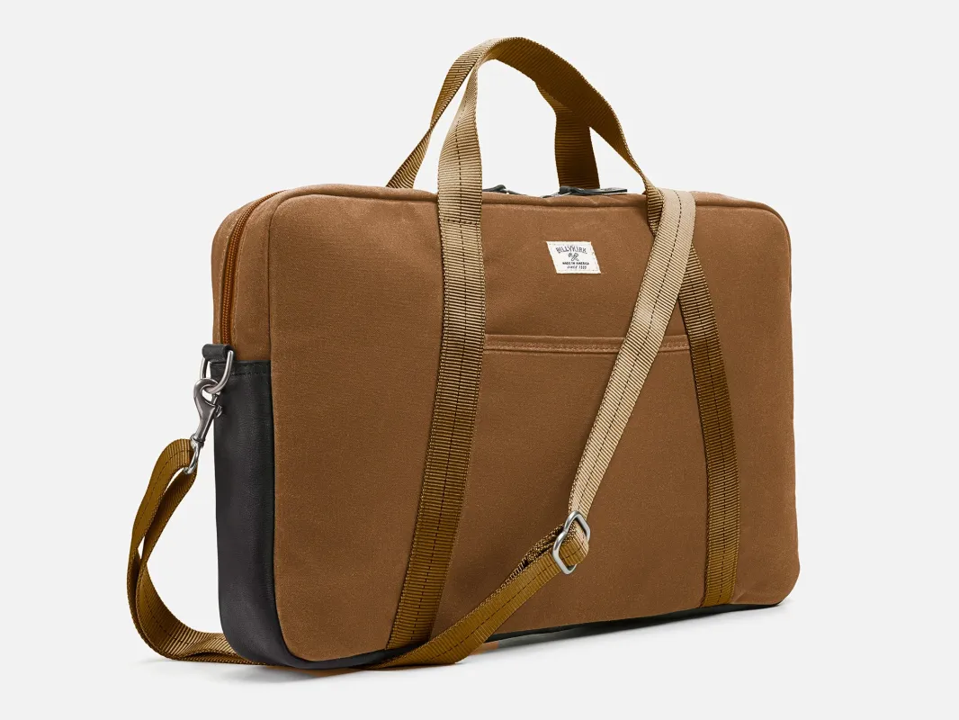 No. 508 Standard Issue Slim Briefcase, Brush Brown sold by Billykirk