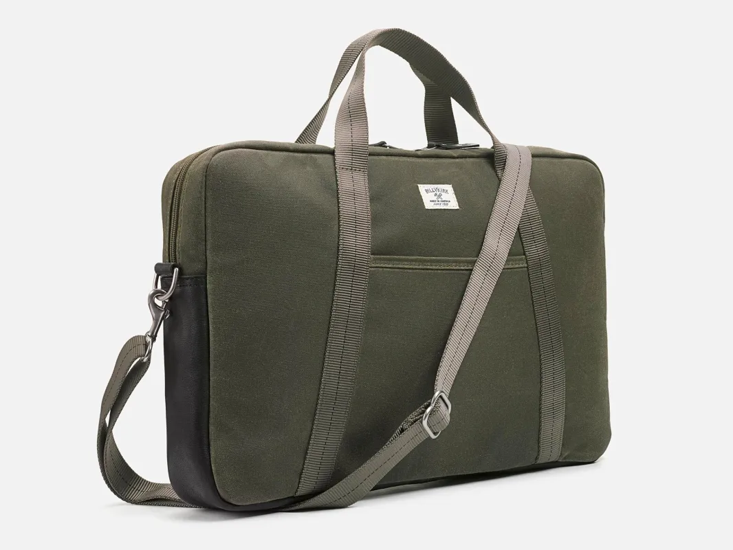 No. 508 Standard Issue Slim Briefcase, Olive sold by Billykirk