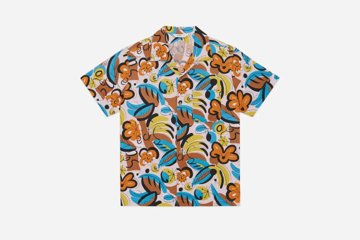 【3sixteen】Vacation Shirt Tropical Print 天絲棉滿版熱帶印花度假襯衫 sold by Blue Beach Denim