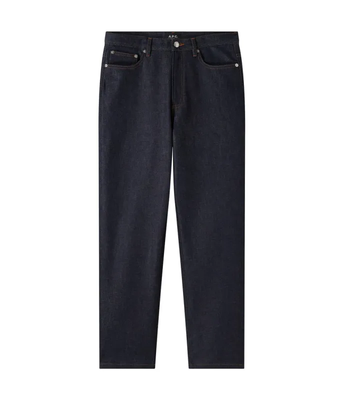 【A.P.C.】JEAN MARTIN 寬直筒彈性極簡原色褲 sold by Blue Beach Denim
