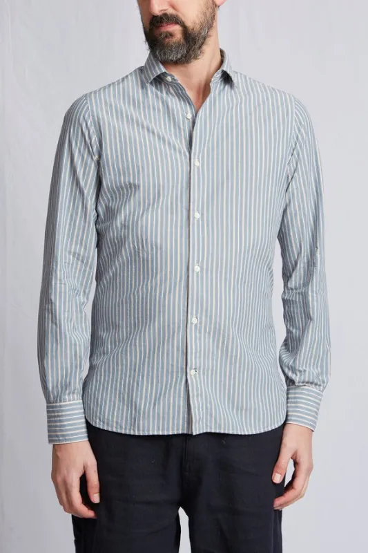【ABCL Garments】LIBERTY supima cotton stripe 3236 頂級匹馬棉條紋襯衫 sold by Blue Beach Denim
