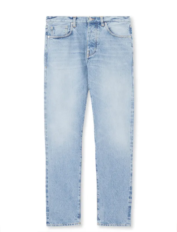 【Fortela】John 965 D200 Selvedge Jeans / 義式極淺藍復古水洗 50's大E復刻 修身直筒褲 赤耳布邊 sold by Blue Beach Denim