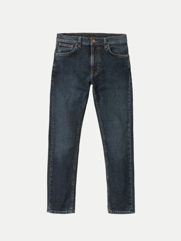 【Nudie Jeans】Lean Dean Blue Rock／12.5oz／合身上寬下窄 sold by Blue Beach Denim