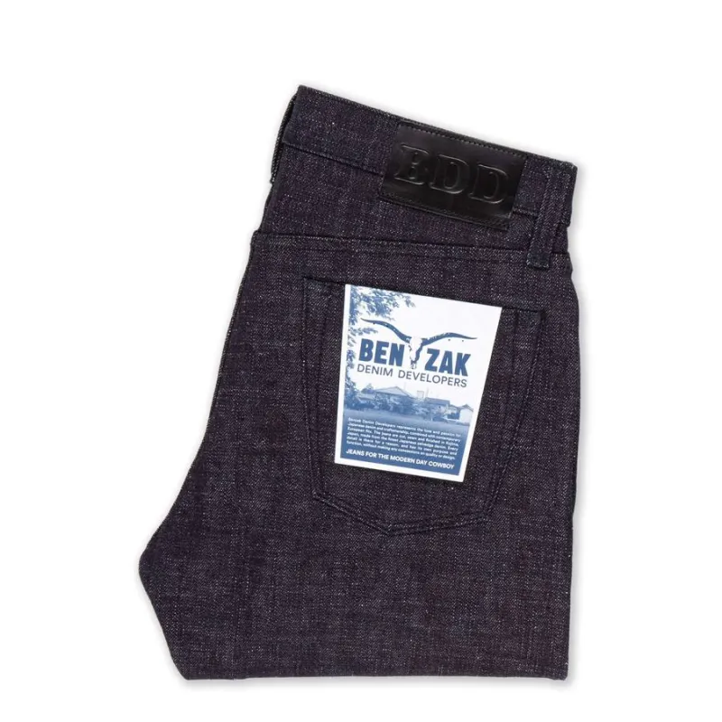 【Benzak Denim Developers】重磅布邊竹結 合身直筒微錐褲 18oz BDD-711 Super Slub RHT sold by Blue Beach Denim