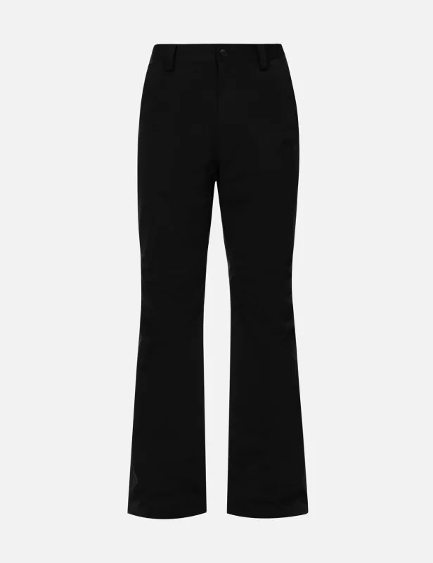 Seagull Embroidery and Multi-Pocket Regular Fit Bell Bottoms Pants sold by Evisu
