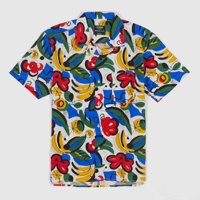 Gitman Vintage Short Sleeve Flower Printed  Shirt sold by DeeCee style