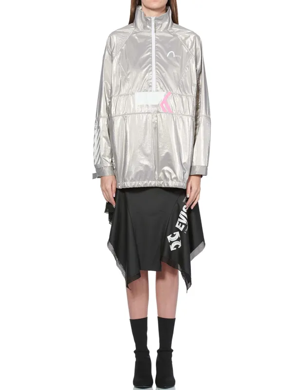 Multi Print Reflective Pullover Windbreaker Jacket sold by Evisu
