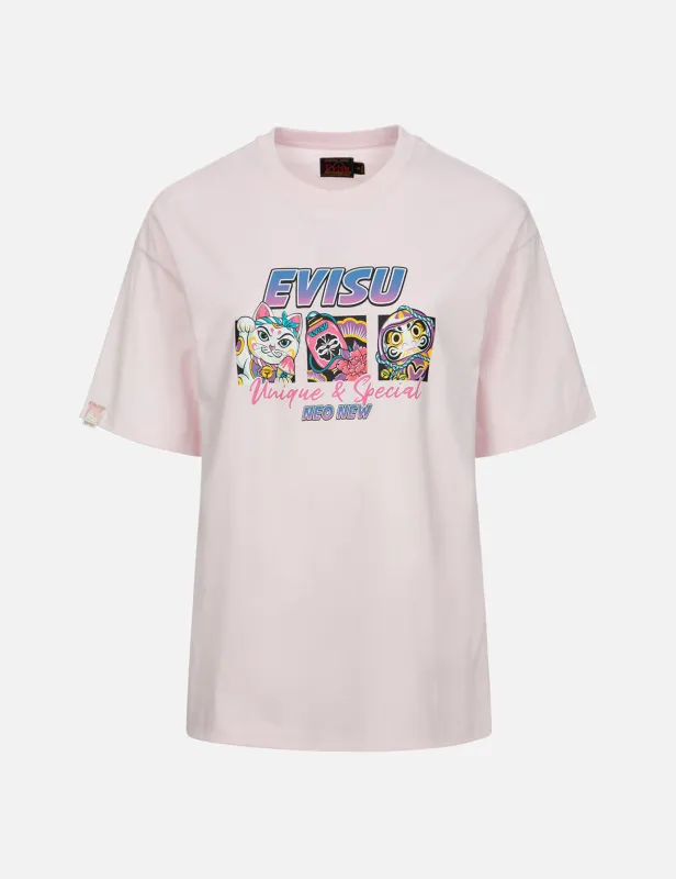 Multiple Print Oversized T-shirt sold by Evisu