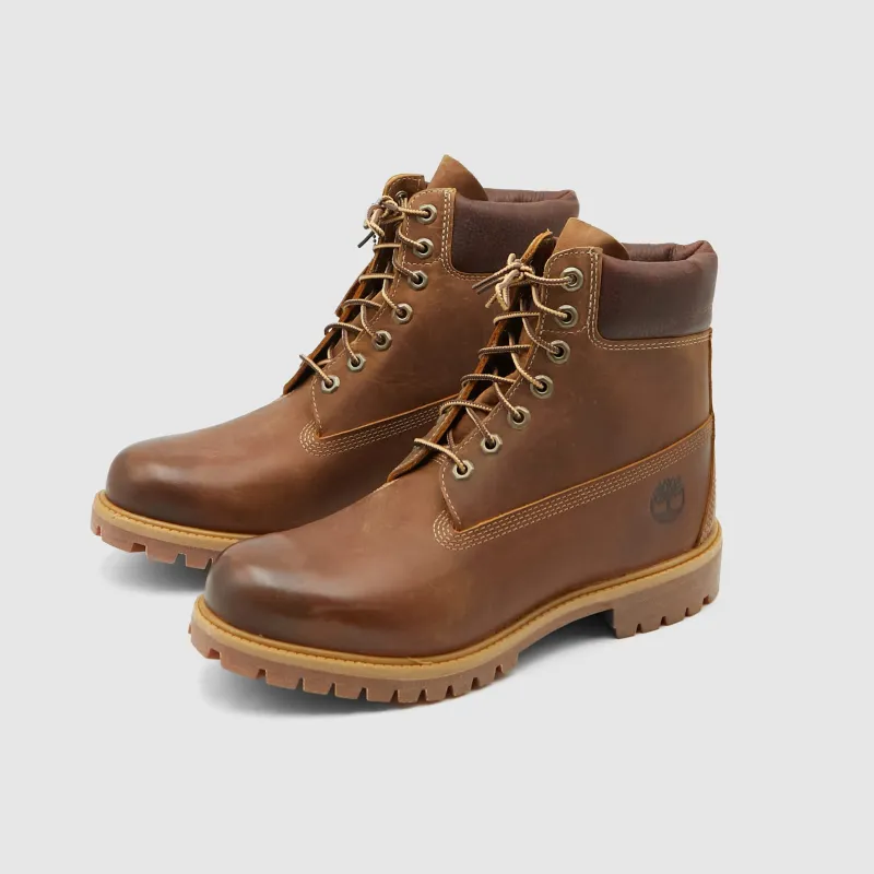 Timberland® 6 Inch Heritage Waterproof Boot Waxed Medium Brown sold by DeeCee style