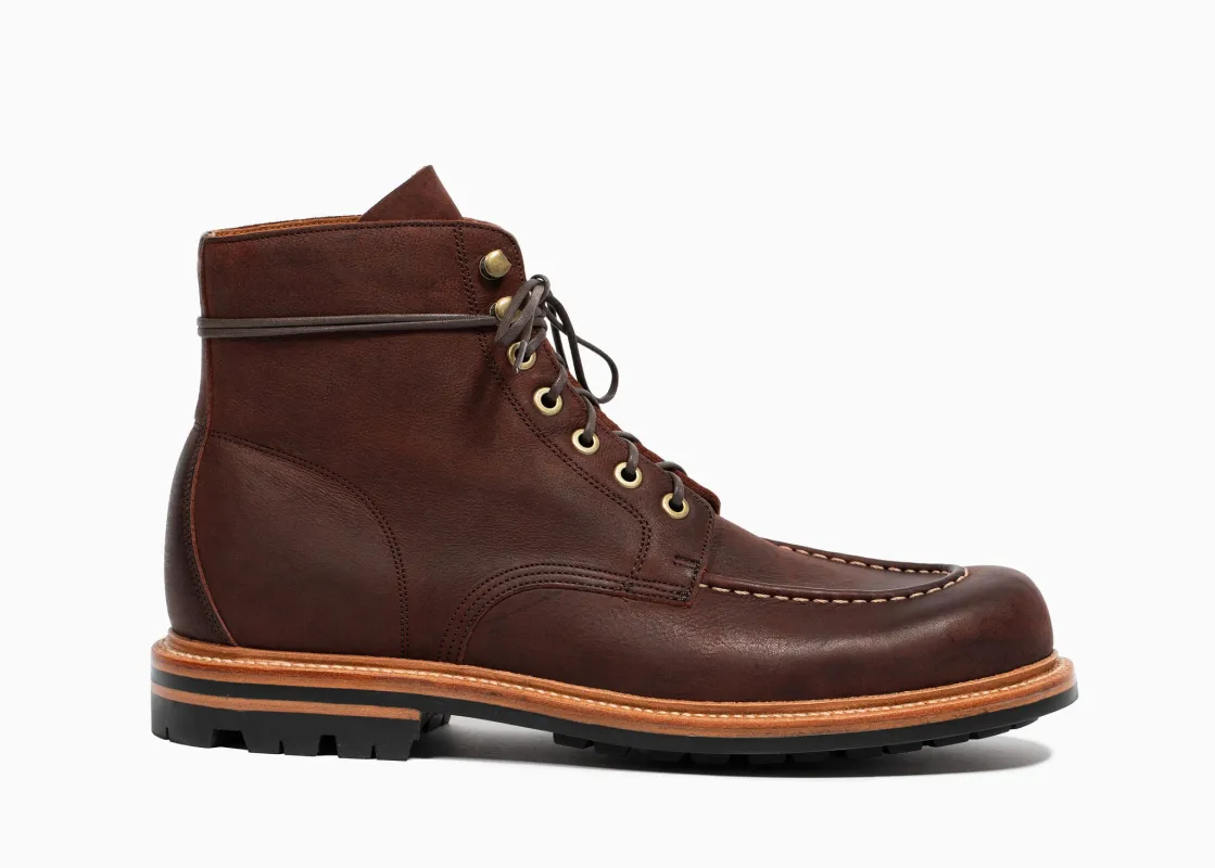 Brass Boot Dark Burgundy Kudu sold by Grant Stone