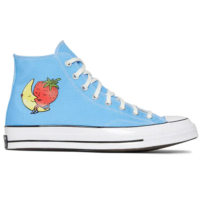Sky High Farms | Sky High Farm Workwear x Converse Chuck 70 HI Sneakers 'Light Blue' sold by Hatchet Outdoor Supply Co