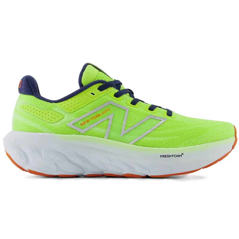 New Balance | Fresh Foam X 1080 V13 D Sneakers 'Thirty Watt / Bleached Lime Glow / Navy' sold by Hatchet Outdoor Supply Co
