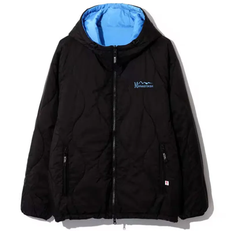 Manastash | Manastash Y2K Reversible Hoodie '24 'Black' sold by Hatchet Outdoor Supply Co