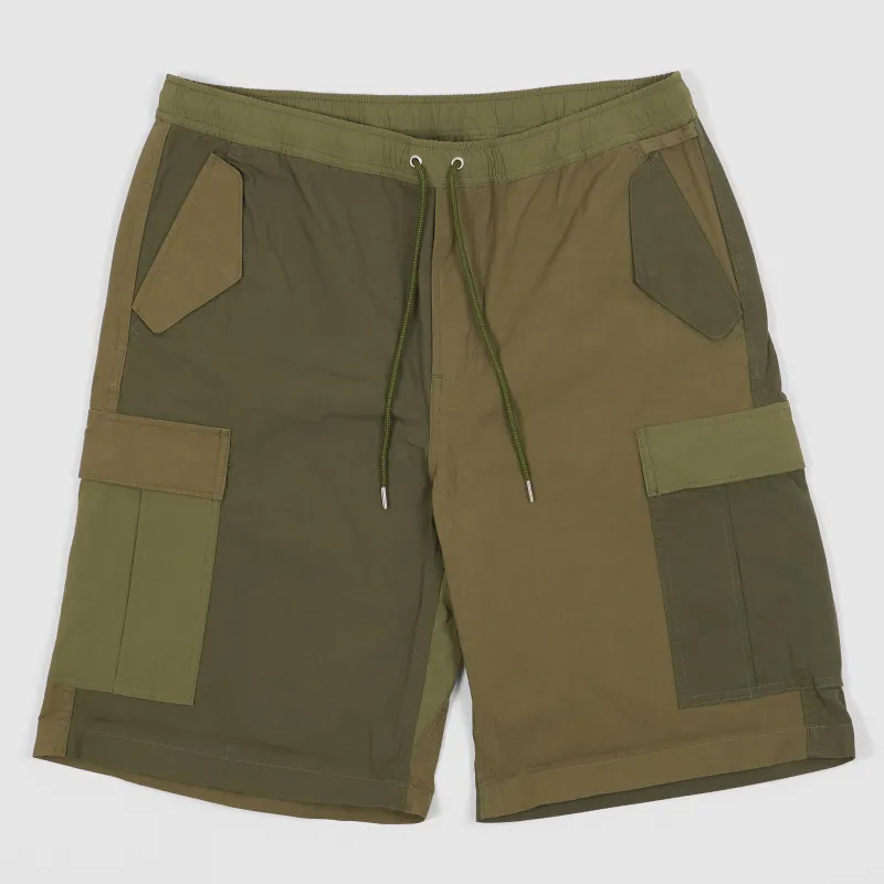 FDMTL Patchwork Cargo Shorts sold by DeeCee style