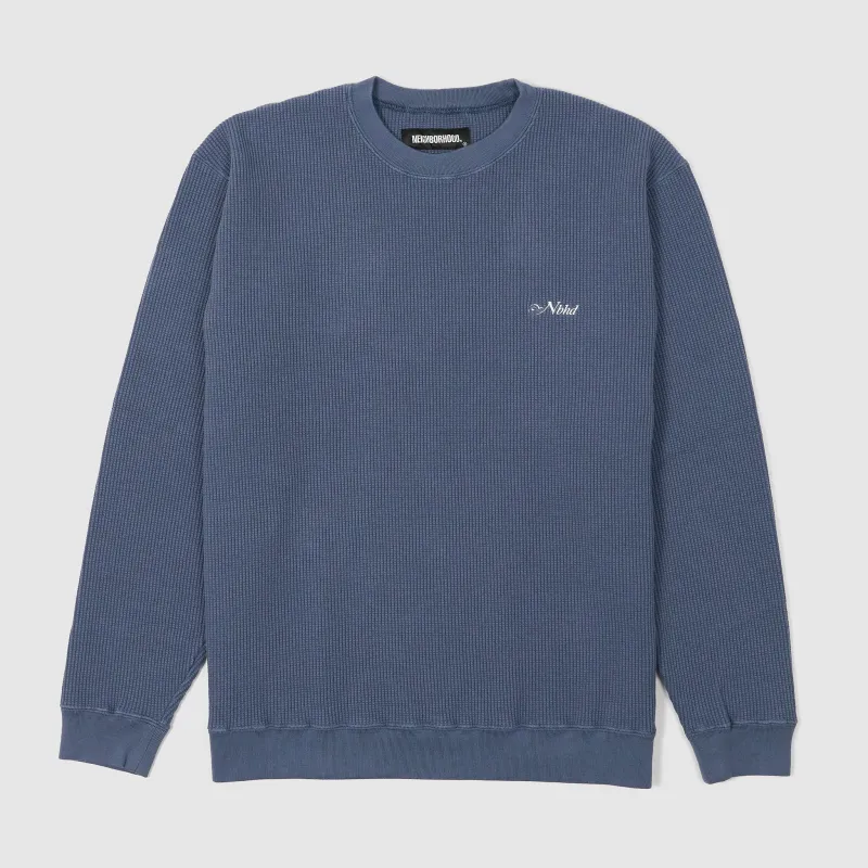 Neighborhood Thermal Cotton Knit Crew Neck Sweatshirt [Archive] sold by DeeCee style