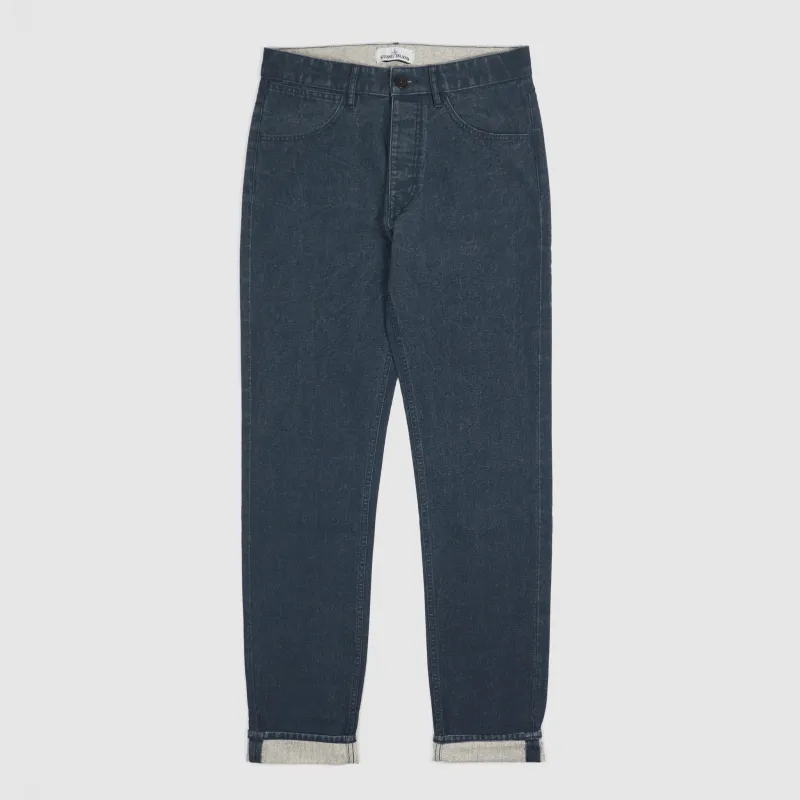 Stone Island New Tella Five Pocket Jeans sold by DeeCee style