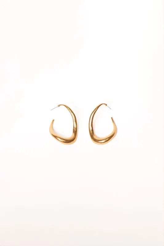 Gaia Earrings - Gold sold by Petal & Pup