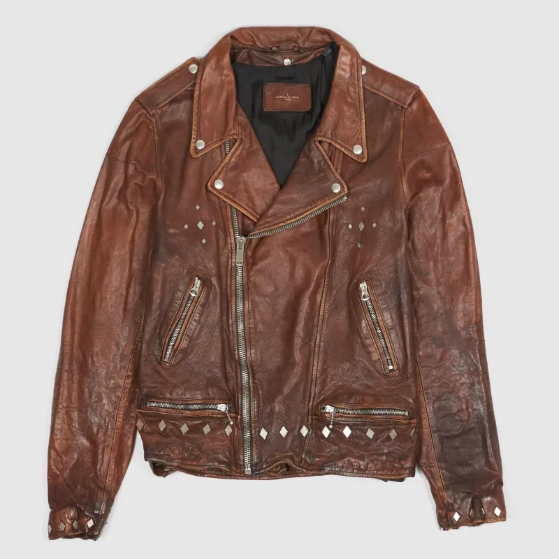 Golden Goose Motor Rider Leather Jacket sold by DeeCee style