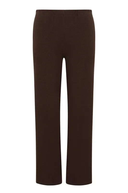 Chocolate Rib Culotte sold by SPRWMN