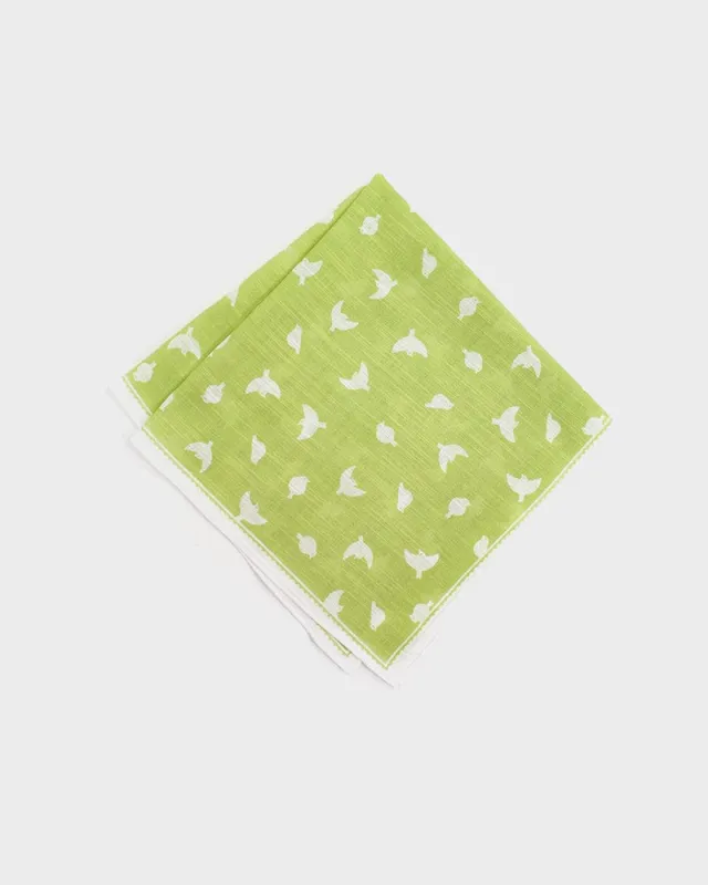 Japanese Handkerchief, Classic, Hannari, Hiwa-Iro sold by Kiriko