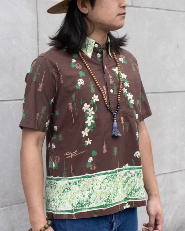 Japanese Repro Shirt, Aloha Short Sleeve, Royal Hawaiian - Sun Surf Brand, Flora - M sold by Kiriko