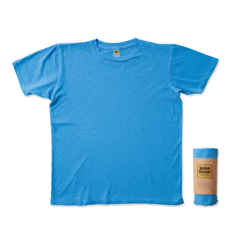 Rolled Tee | Adriatic Sea | Velva Sheen sold by Man Ready