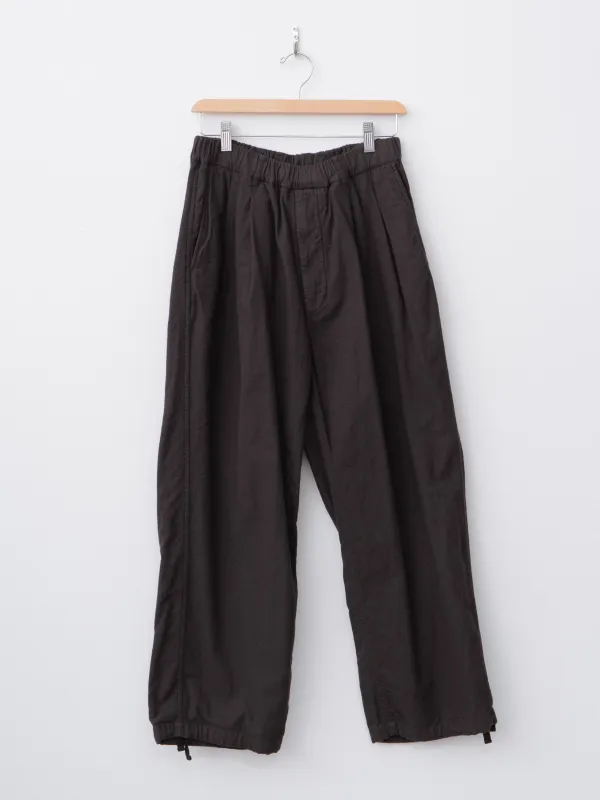 Brushed Cotton Wide Pants - Brown sold by Namu Shop