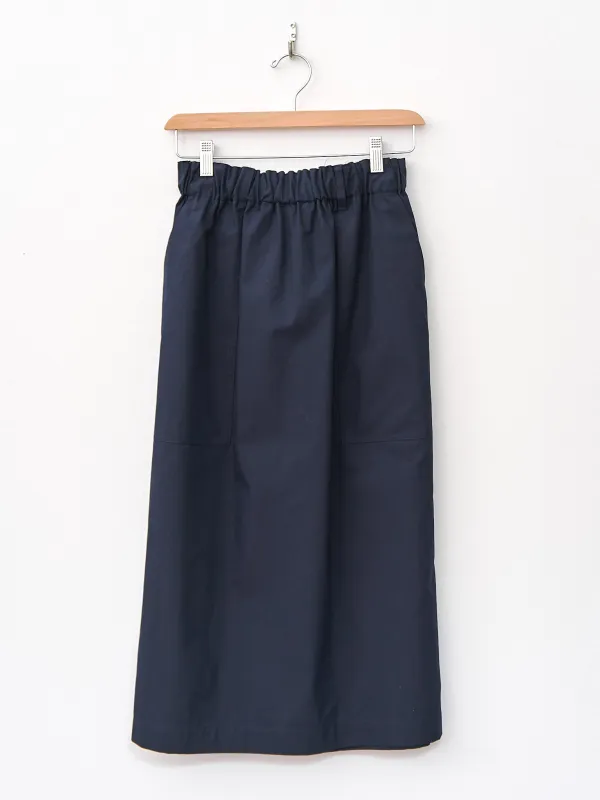 CHERRY GABA Skirt - Navy sold by Namu Shop