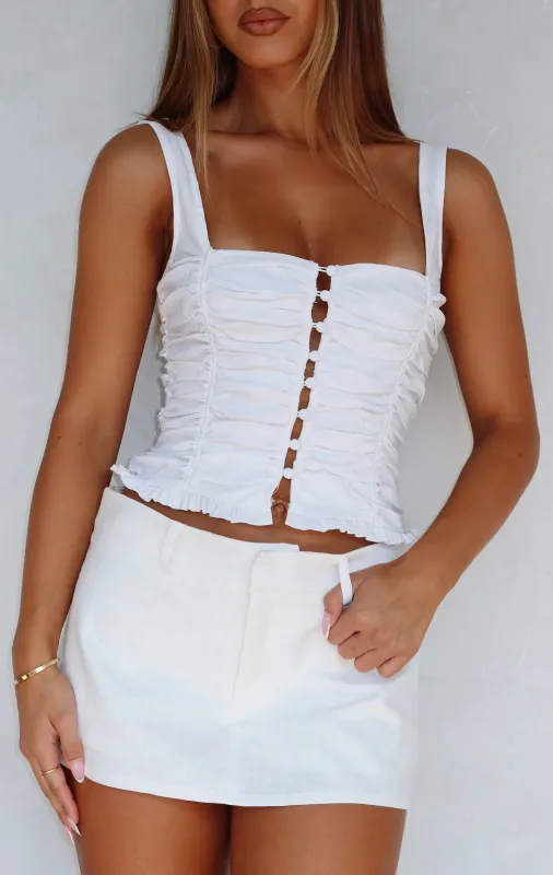Bare With Me Bustier White sold by White Fox Boutique