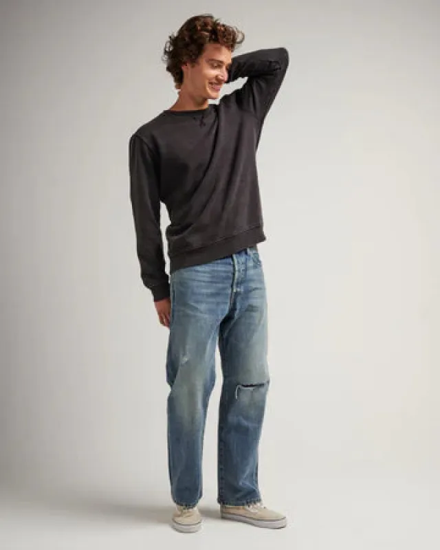 Men's Recycled Fleece Sweatshirt/Mineral Black sold by Railcar