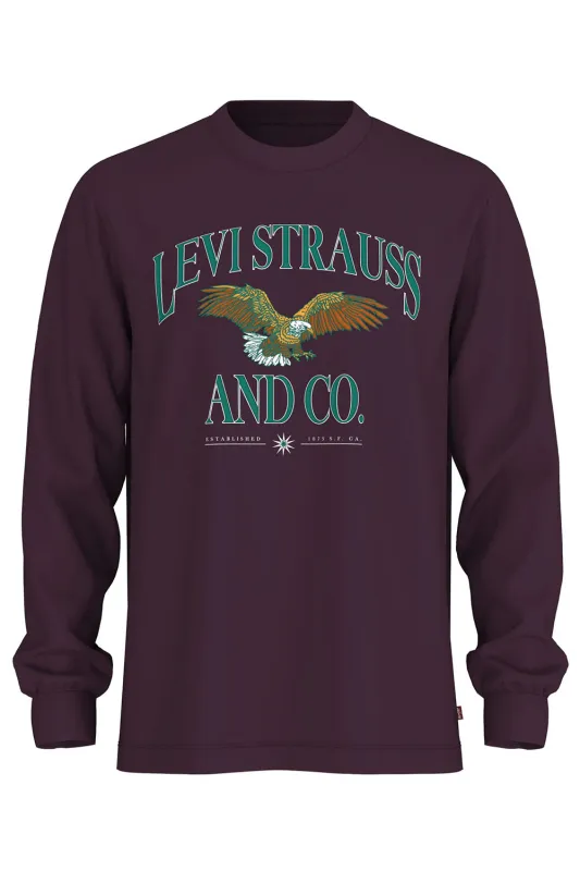 LS GRAPHIC AUTHENTIC TEE Eagle Potent sold by REVOLVR Menswear