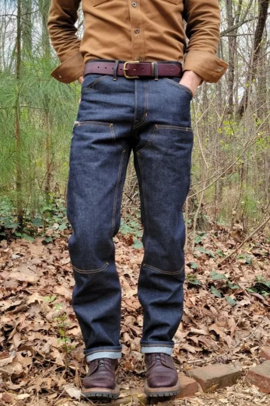 Work Pants - 14oz. Vidalia Mills Indigo Selvedge Denim sold by Skinner American Goods