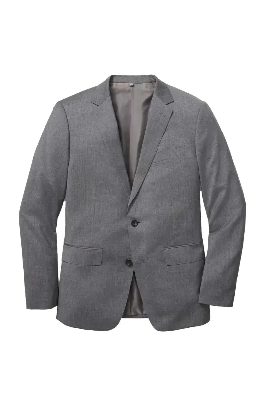 JETSETTER STRETCH WOOL SUIT BLAZER Grey sold by REVOLVR Menswear