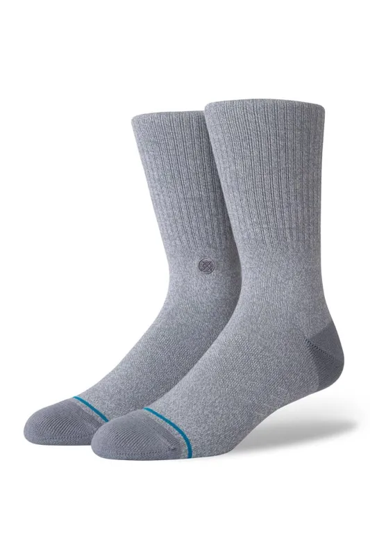 ICON Grey Heather sold by REVOLVR Menswear