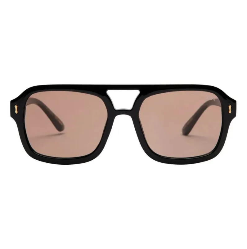 Royal Polarized Sunglasses, Black/Brown | I-SEA sold by North & Main Clothing Company