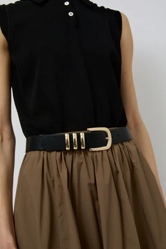 Herbert Frere Soeur La Alma Belt in Noir sold by No. 6