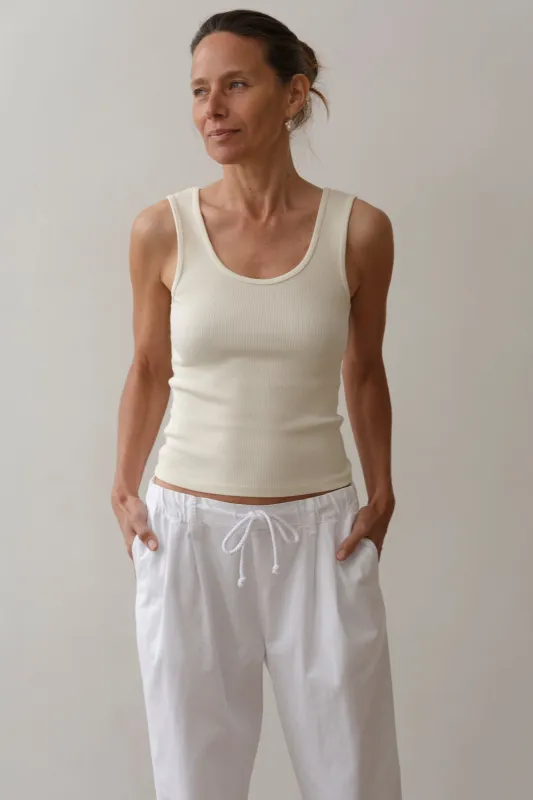 The Rib Scoop Tank sold by DONNI.