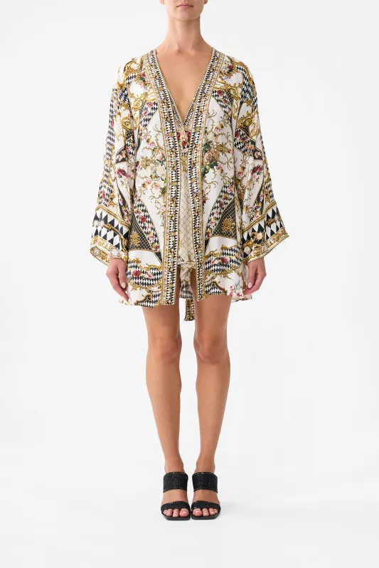 SHORT KIMONO WRAP ROCOCO GLOW sold by Camilla
