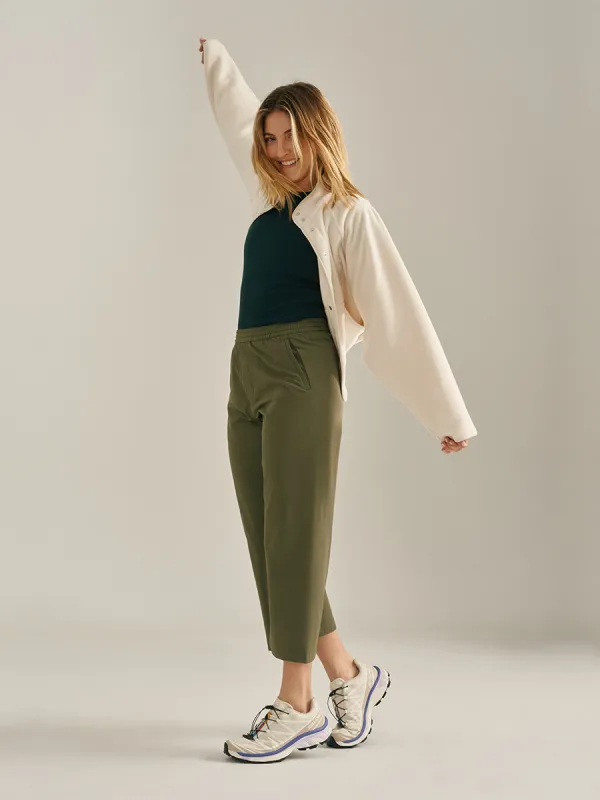 RecTrek Cropped Wide Leg Pant sold by Outdoor Voices