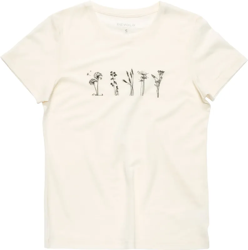 Classic Flowers Merino T-Shirt - Women's|-|T-shirt en mérinos Classic Flowers - Femme sold by Altitude Sports